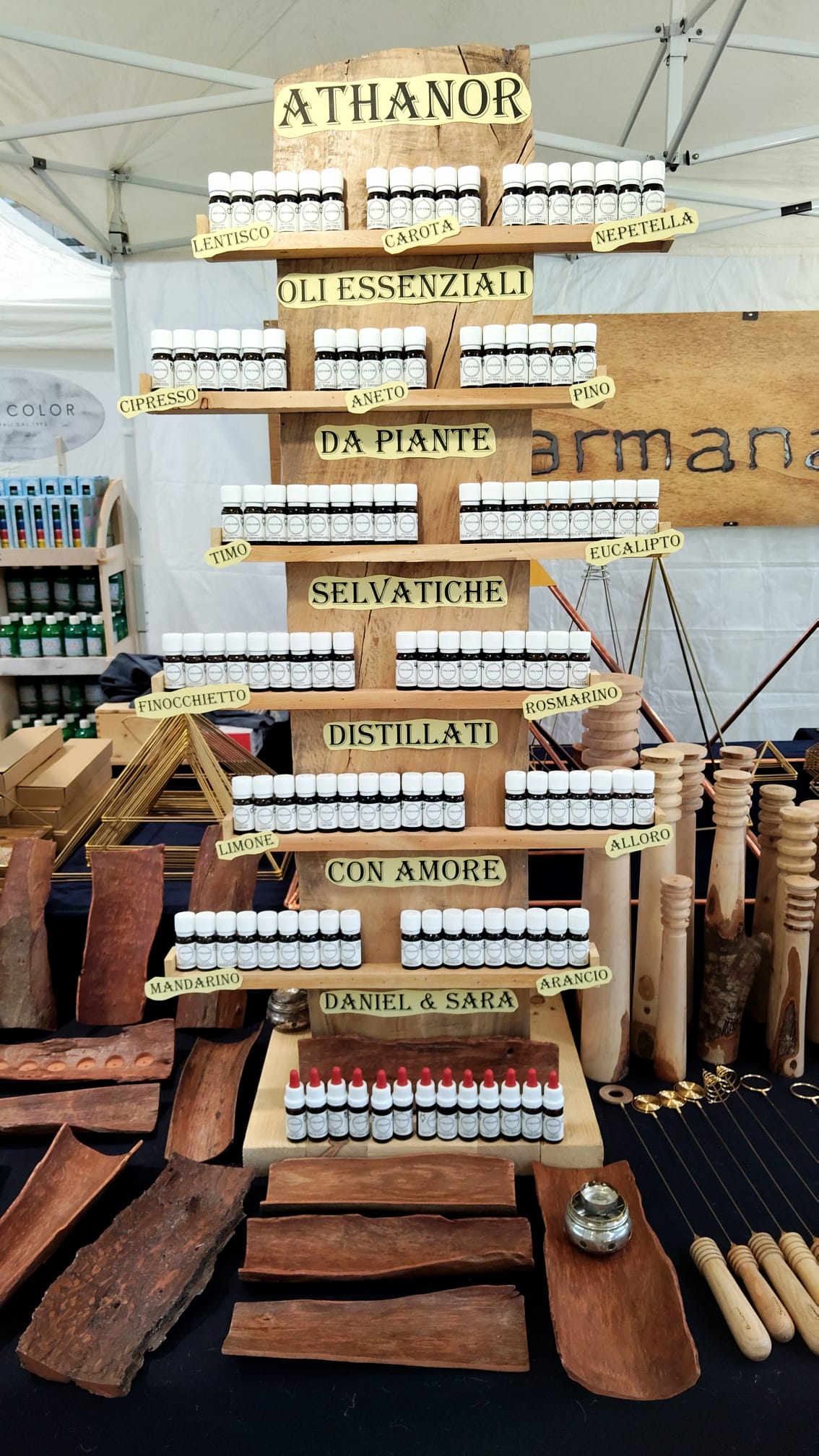 Oli essenziali da piante spontanee